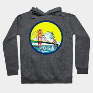 Michigan Vintage Decal Hoodie